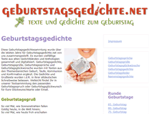 Tablet Screenshot of geburtstagsgedichte.net